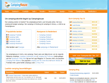 Tablet Screenshot of campingkeuze.nl